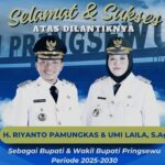 Riyanto Pamungkas-Umi Laila Resmi Dilantik Sebagai Bupati-Wakil Bupati Pringsewu