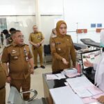 Wagub Jihan Nurlela Kunjungi RSUD Abdoel Moeloek