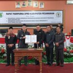 Rapat Paripurna DPRD kabupaten Pesawaran Bupati Dendi Ramadhona sampaikan LKPJ 2024