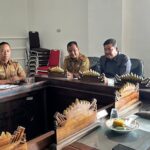 M Nasir pastikan Gedung DPRD Pesawaran Masih Aman Usai Ornamen Runtuh.